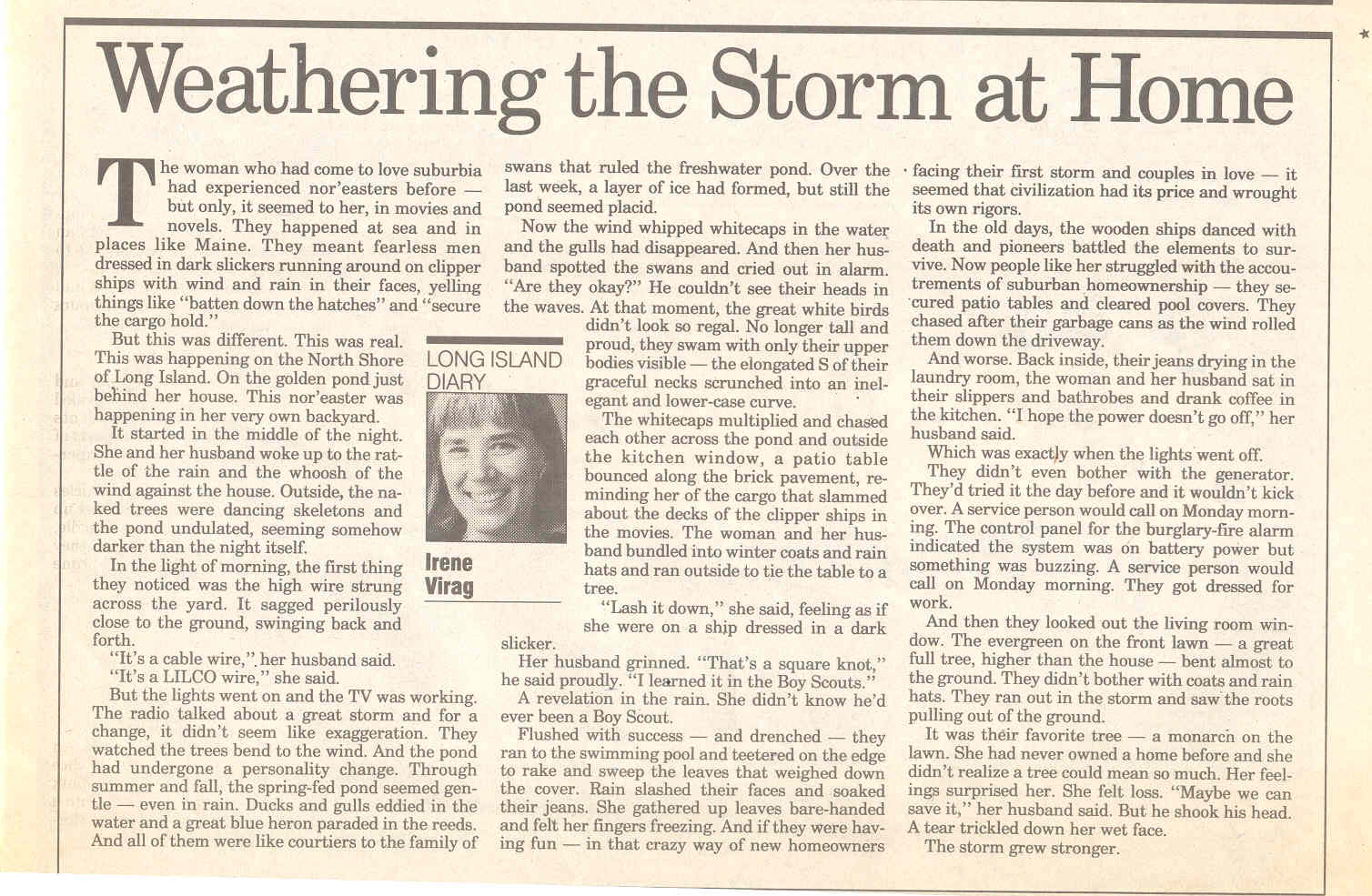 Nor'easter blows through Baldwin, Herald Community Newspapers